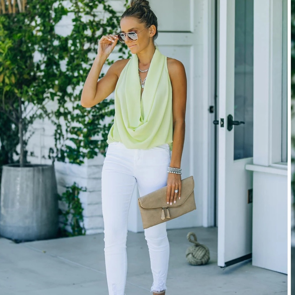 Vici Goddess Drape Blouse